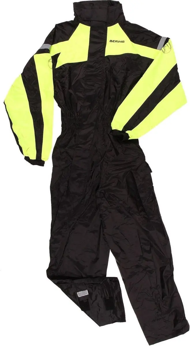 Bering Iwaki Regenpak zwart/fluo