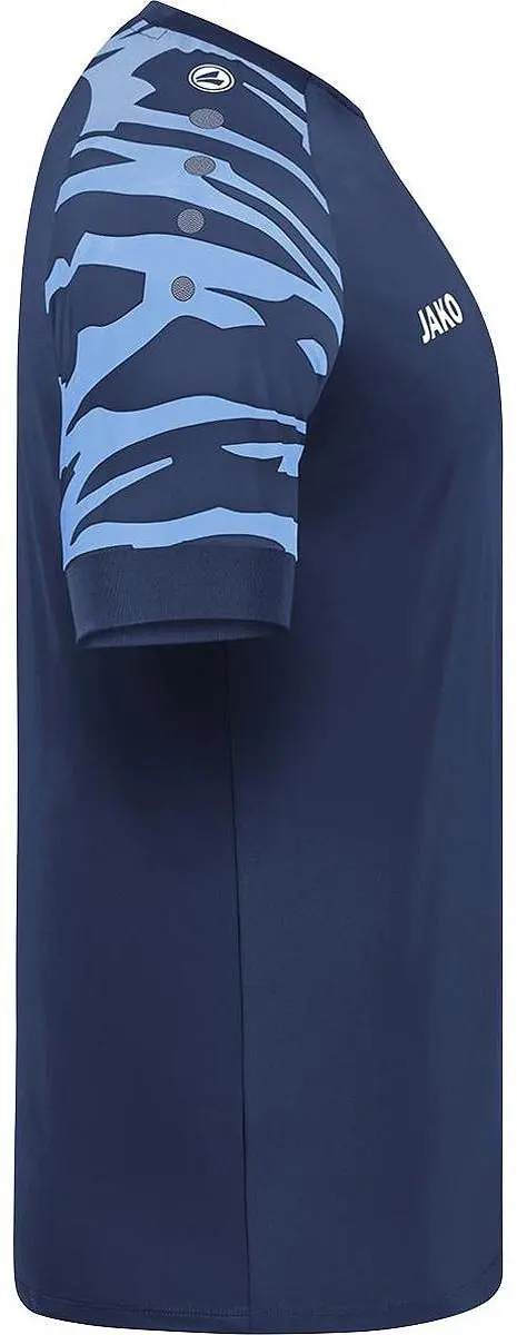 Jako Wild Shirt Korte Mouw Heren - Hemelsblauw/Navy L