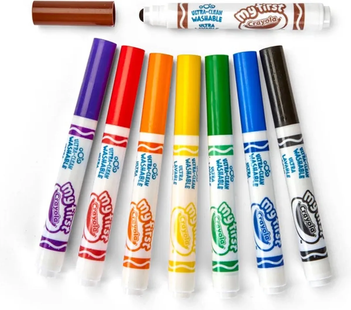 Crayola Mini Kids Viltstiften - 8 Stuks - Veelkleurig