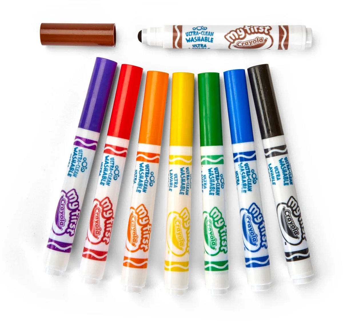 Crayola Mini Kids Viltstiften - 8 Stuks - Veelkleurig