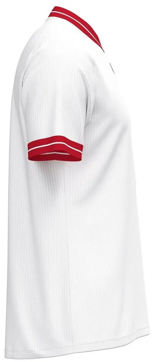JAKO Retro Shirt Korte Mouw Heren - S - Wit/Rood