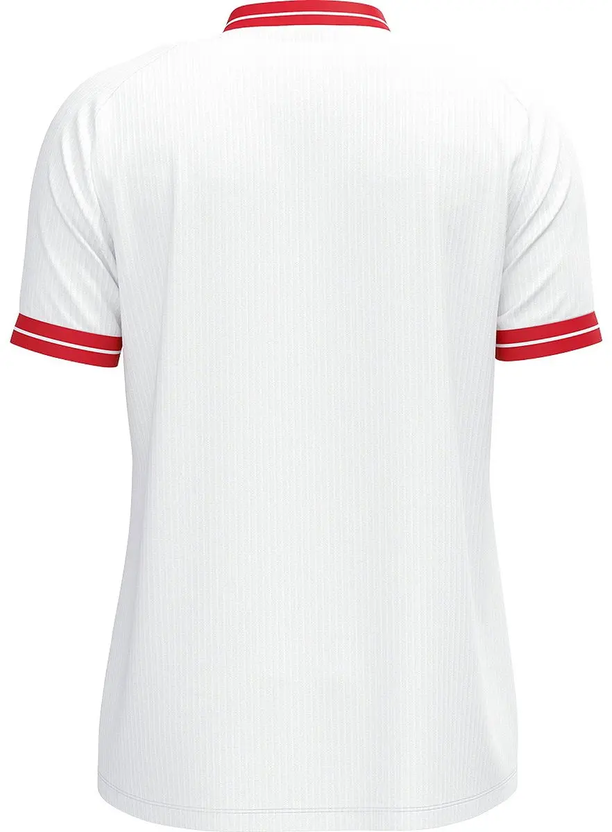 JAKO Retro Shirt Korte Mouw Heren - S - Wit/Rood