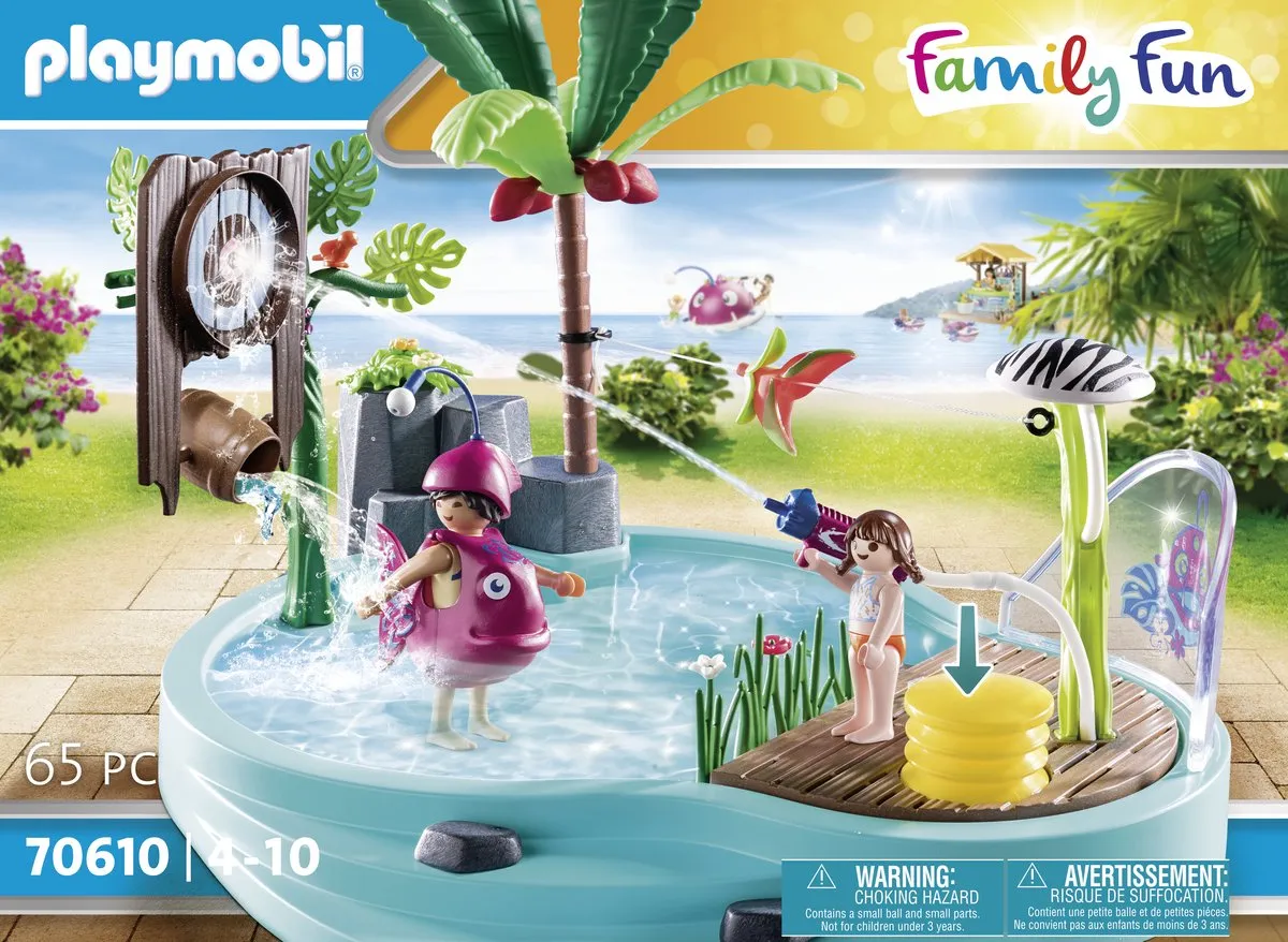 Playmobil Family Fun Zwembad Watersplash 70610