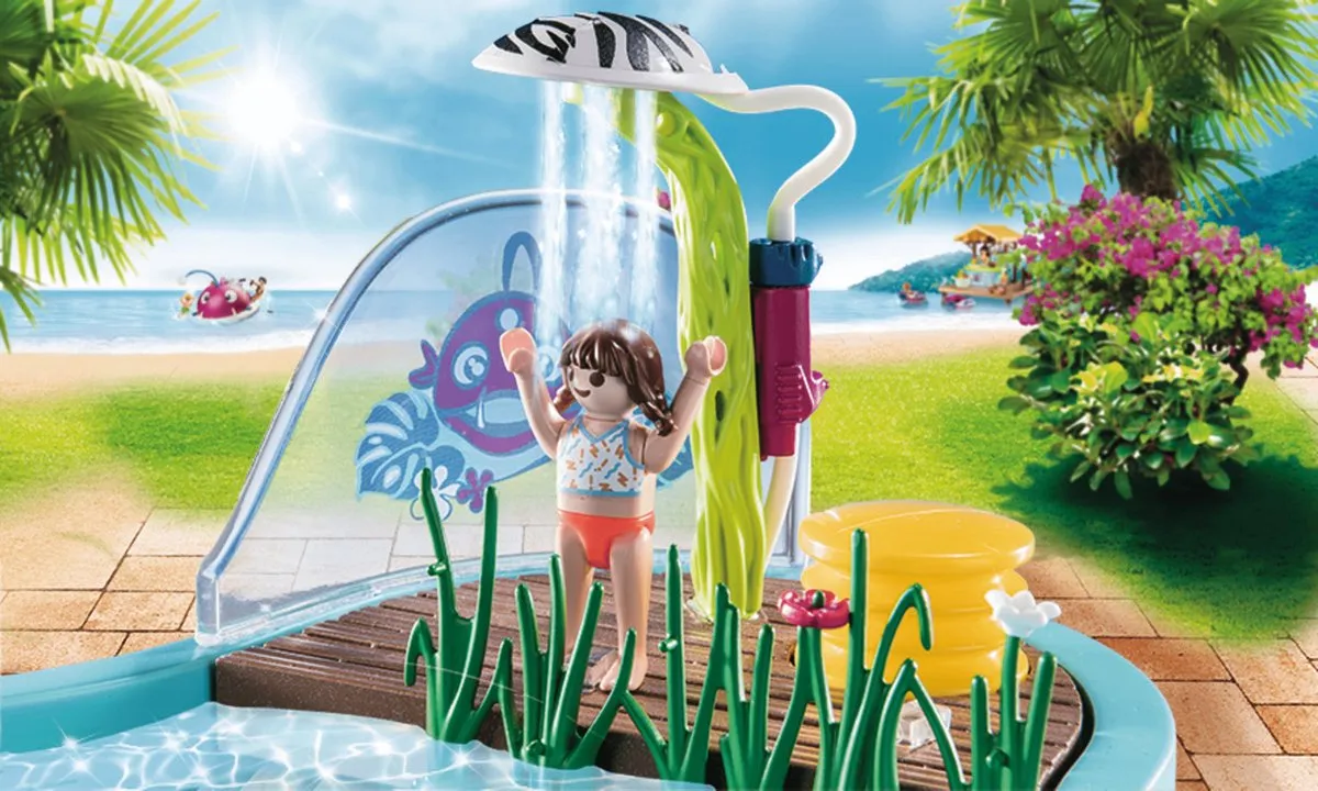 Playmobil Family Fun Zwembad Watersplash 70610 - Multicolor