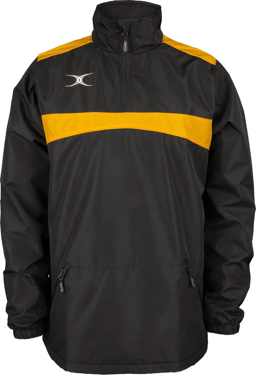 Gilbert Jkt Photon 1 / 4 Zip Bk / Gd 7-8