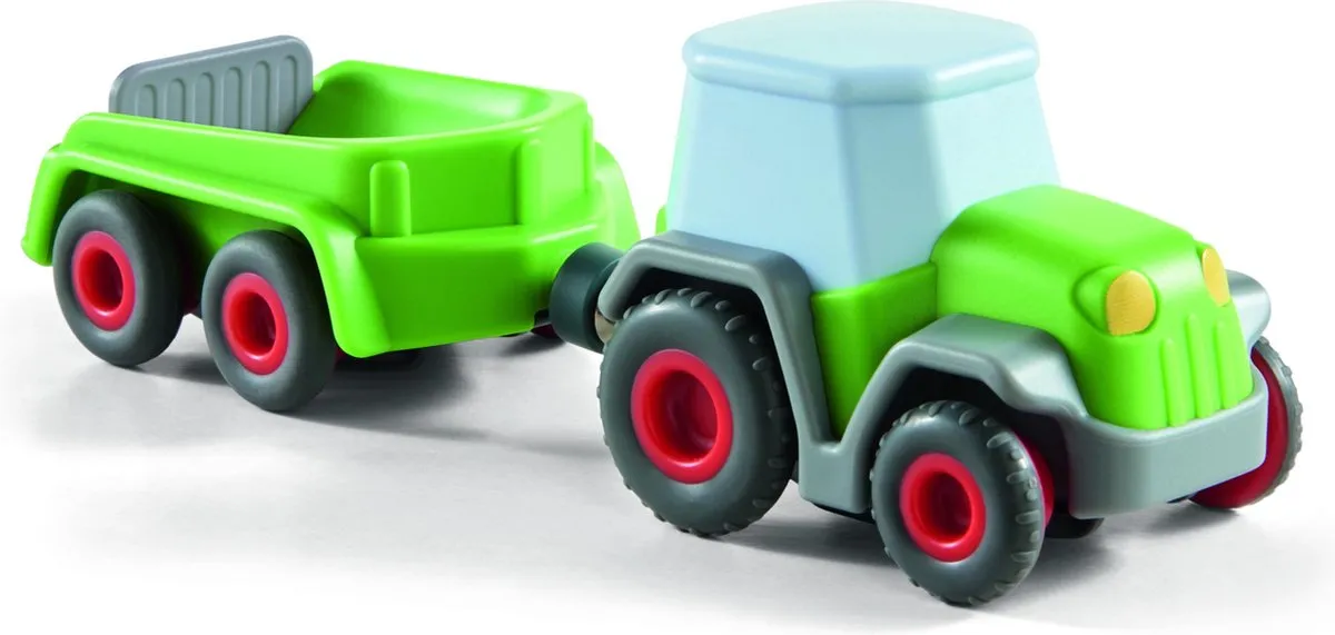 HABA Tractor met Aanhangwagen