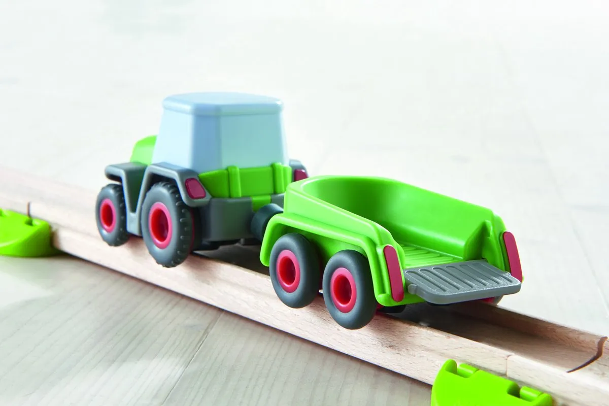 HABA Tractor met Aanhangwagen - Multi Color