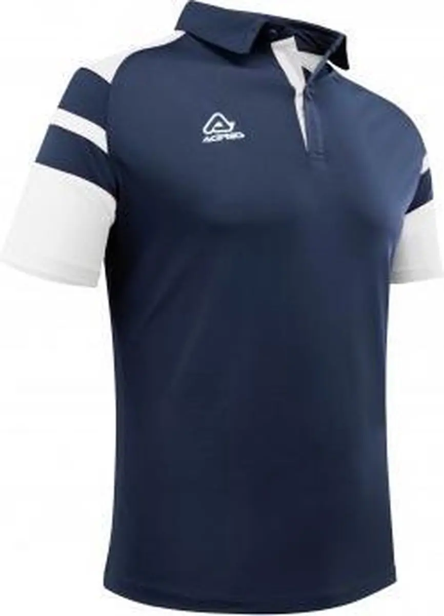 Acerbis Kemari Polo Shirt - Navy/Wit S