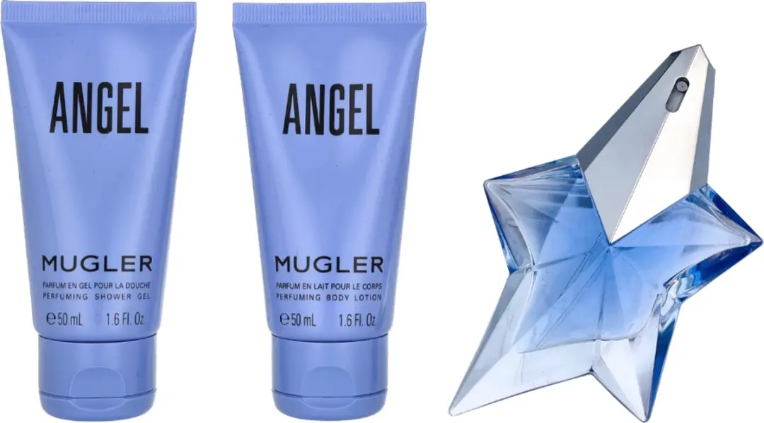 Mugler Angel Giftset - 25ml Parfum + 50ml Douchegel + 50ml Bodylotion