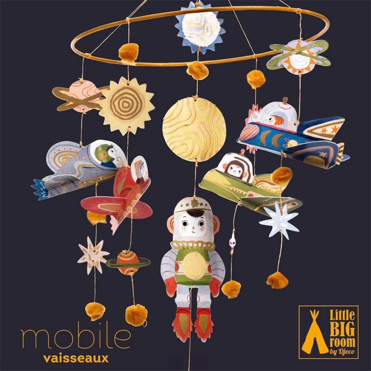 Djeco Baby Mobiel Ruimteschip