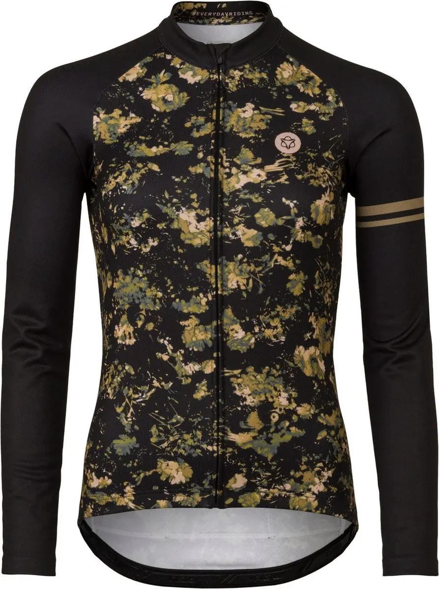 AGU Abstract Flower Fietsshirt Lange Mouwen