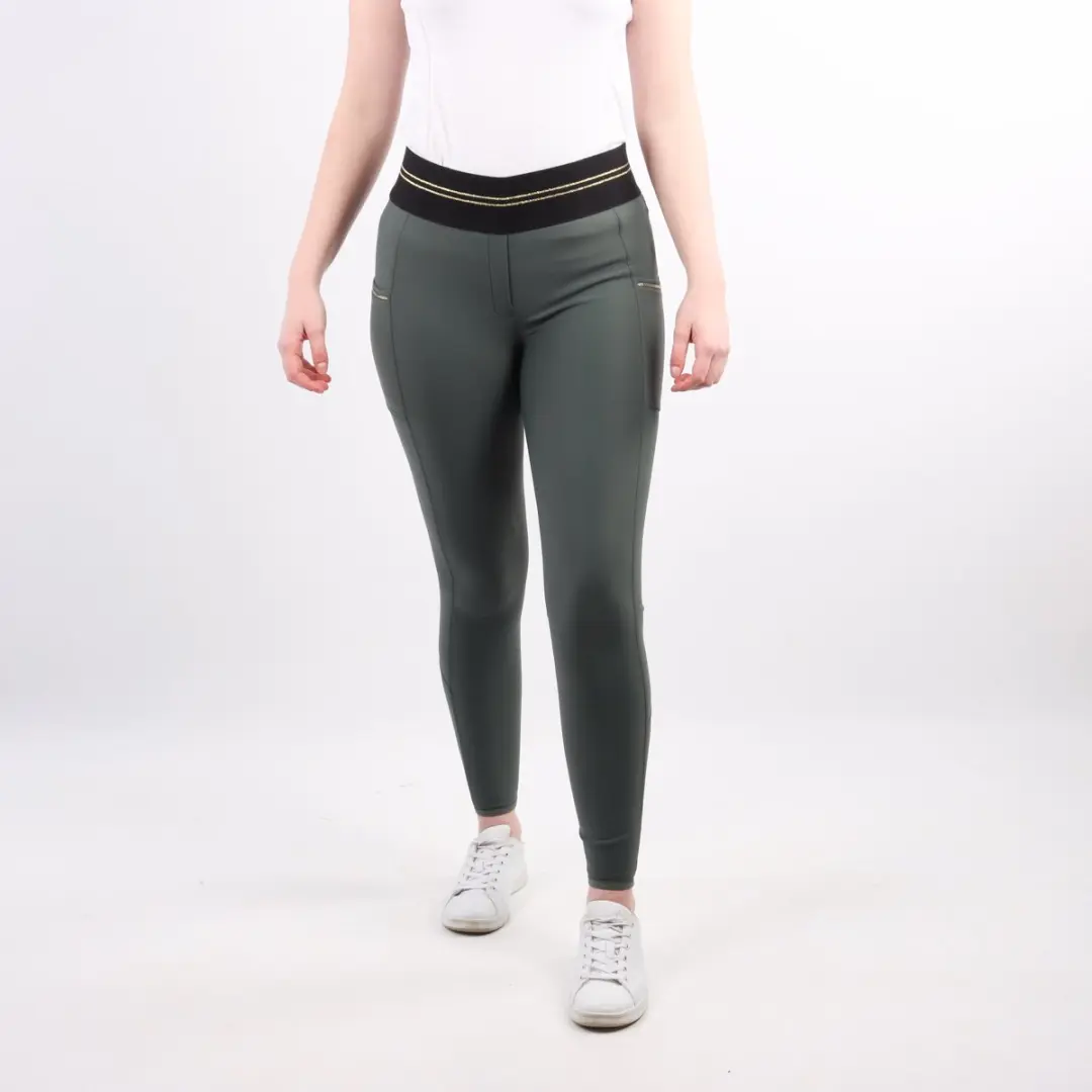 Quur Paardrijlegging Quur Qnila Full Grip Donkergroen