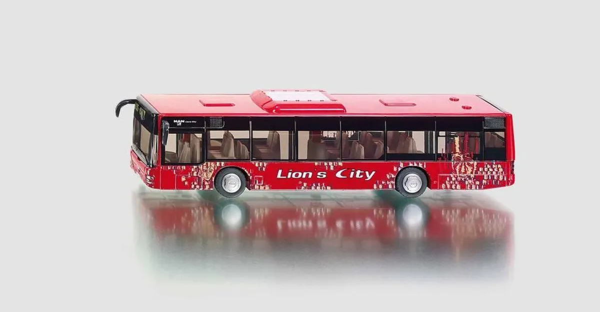 SIKU 3734 MAN Stadbus - Rood