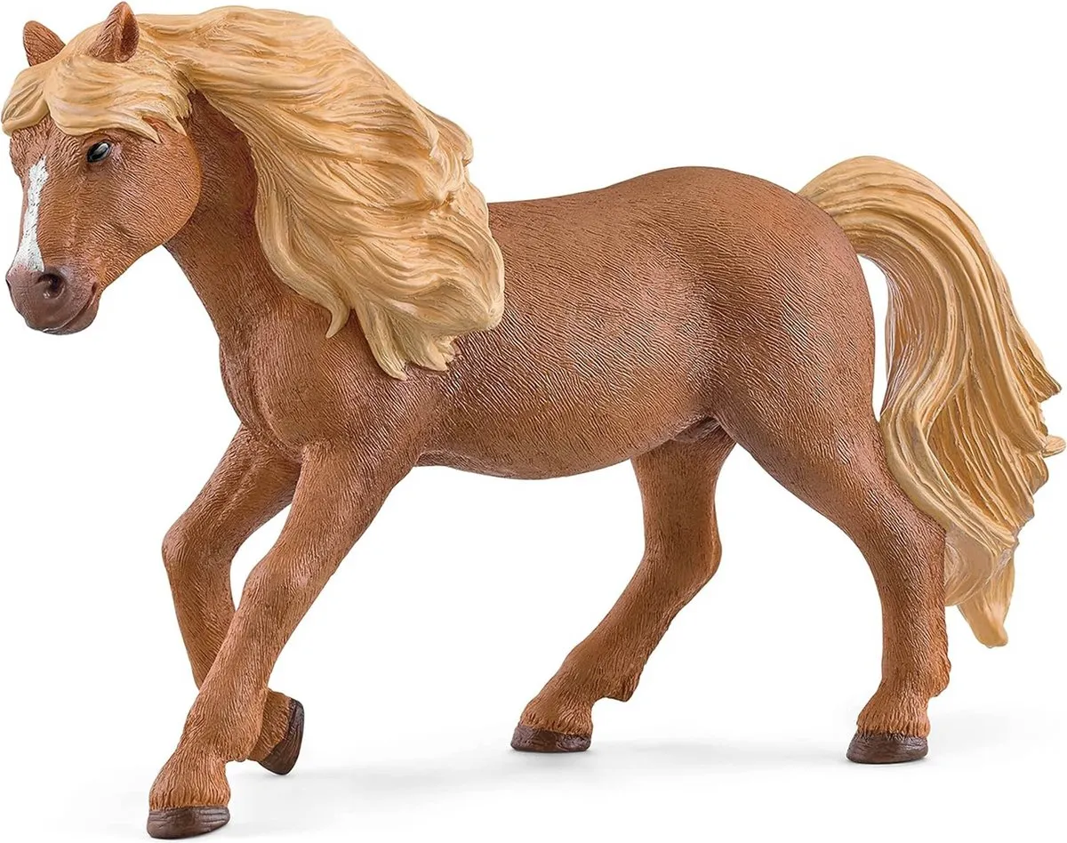 Schleich IJslandse Pony Hengst Figuur - Bruin