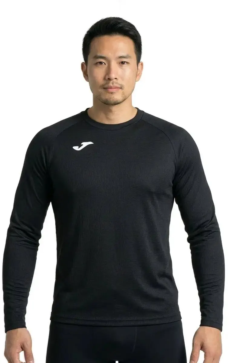Joma Brama Fleece Shirt Heren - Zwart S