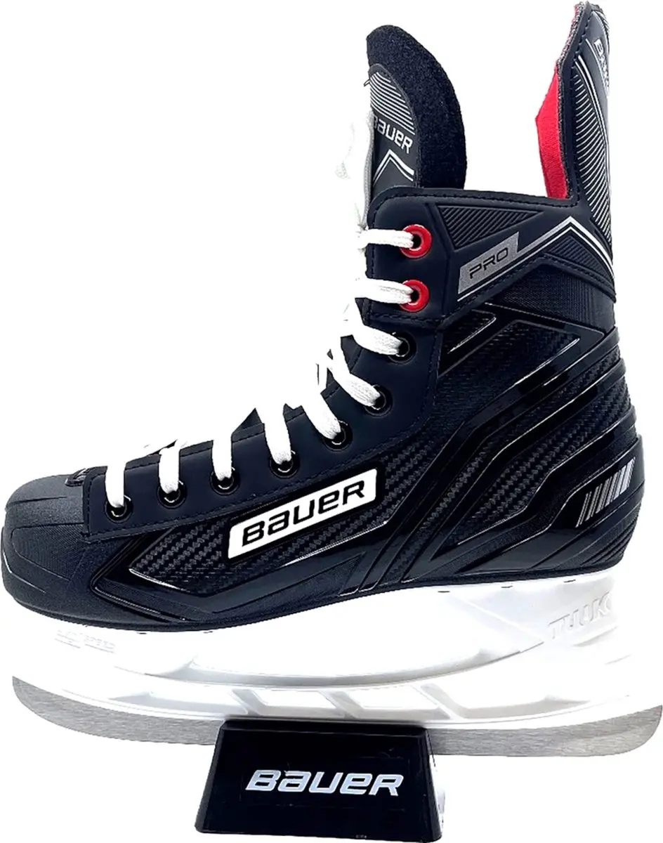 Bauer NS IJshockeyschaats Senior - Maat 43 - Zwart/Rood/Wit - afbeelding 2 van 6