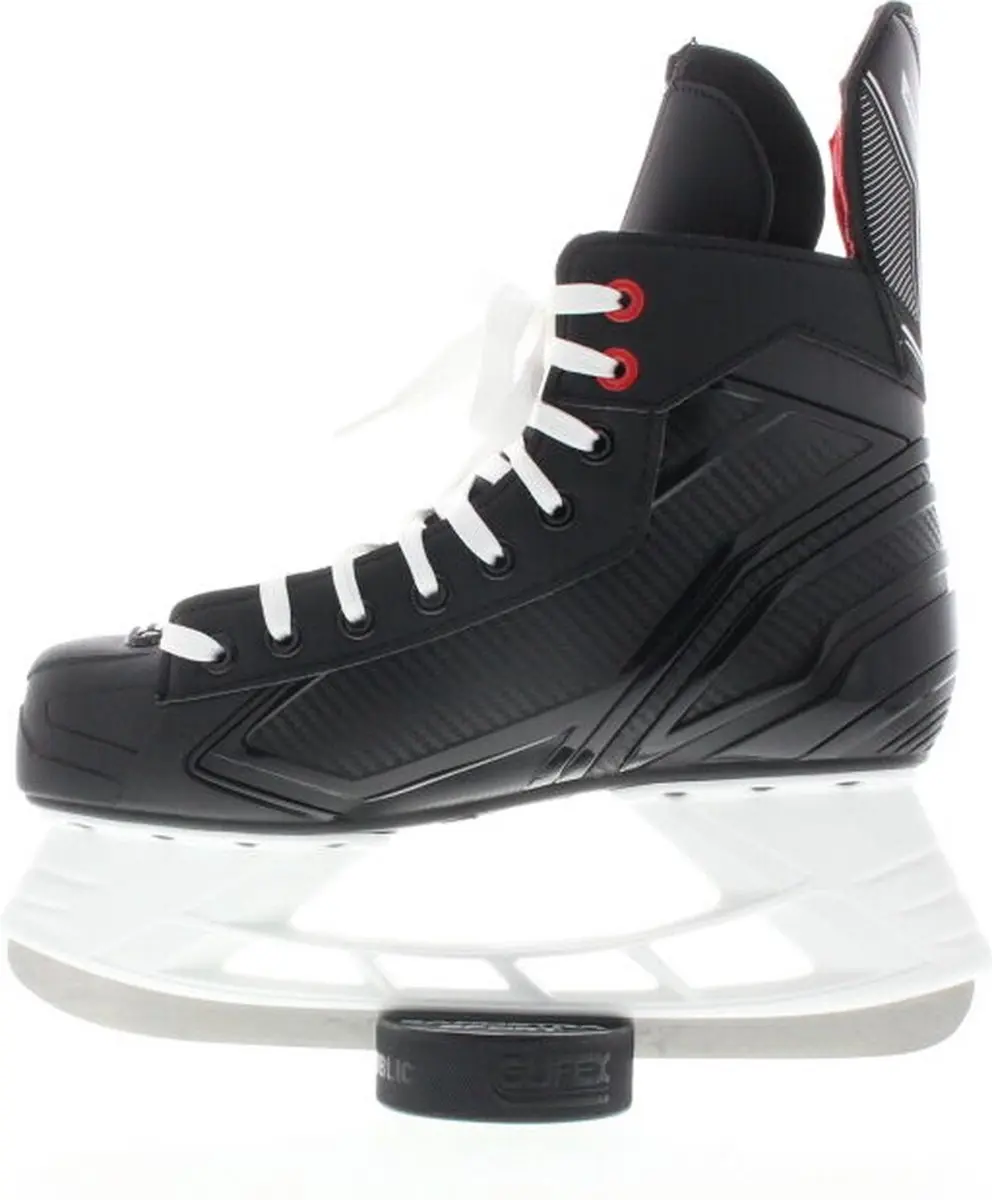 Bauer NS IJshockeyschaats Senior - Maat 43 - Zwart/Rood/Wit - afbeelding 4 van 6