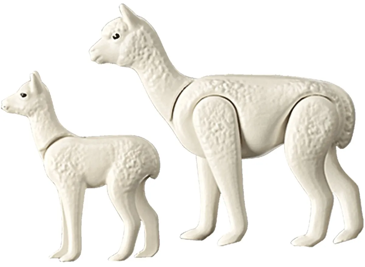 Playmobil Family Fun Alpaca met baby 70350 - Multicolor