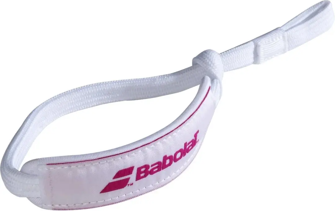 Babolat Wrist-Strap Padelsok - Wit/Roz
