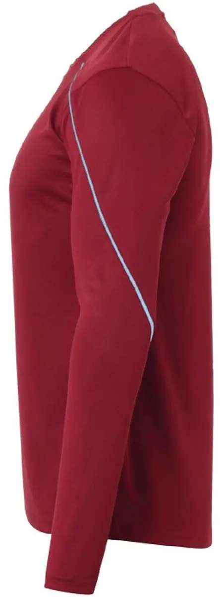 Uhlsport Stream 22 Voetbalshirt Lange Mouw Kinderen - Bordeaux/Hemelsblauw 164