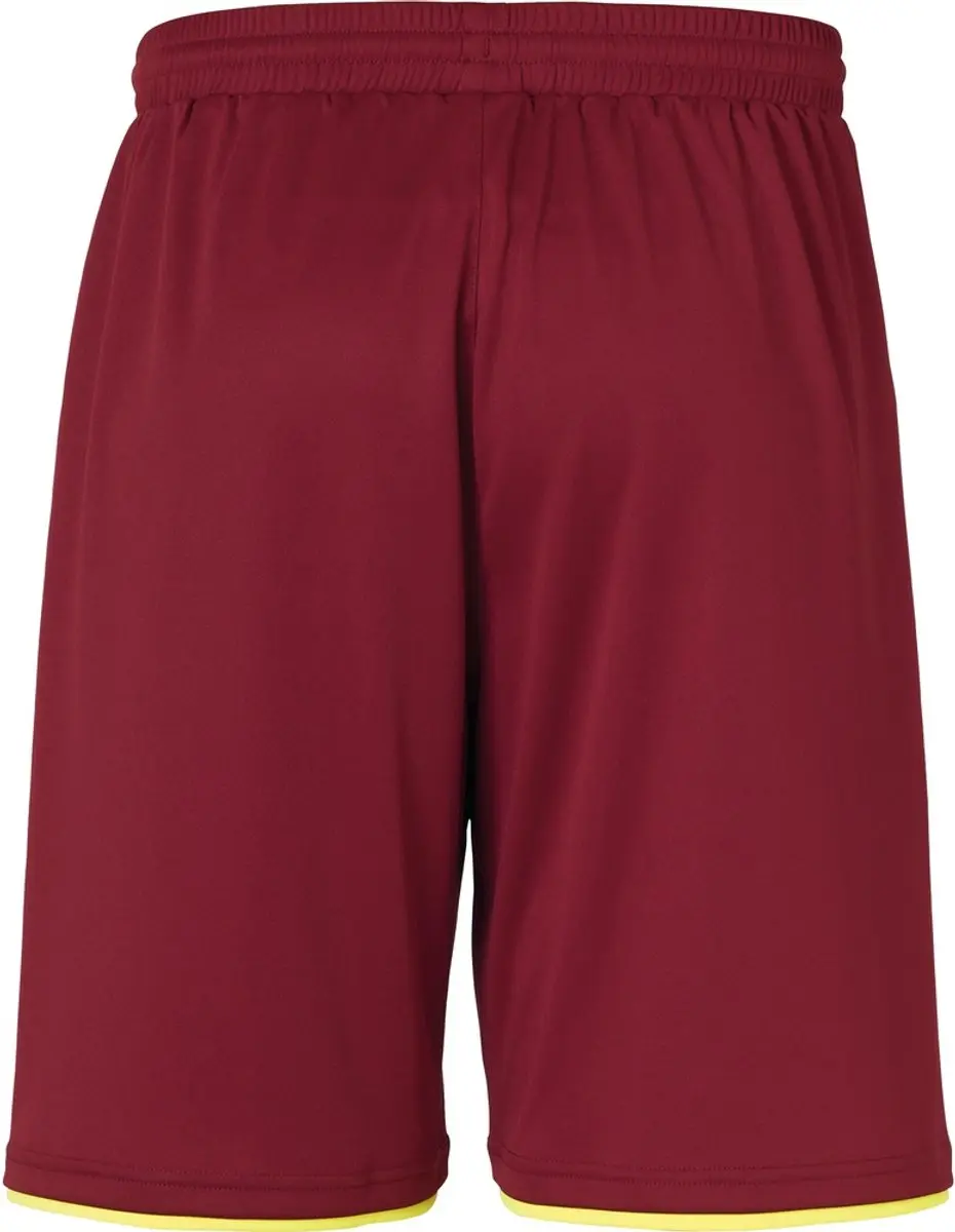 Uhlsport Club Shorts 1003806 - XL - Bordeaux/Fluo Geel