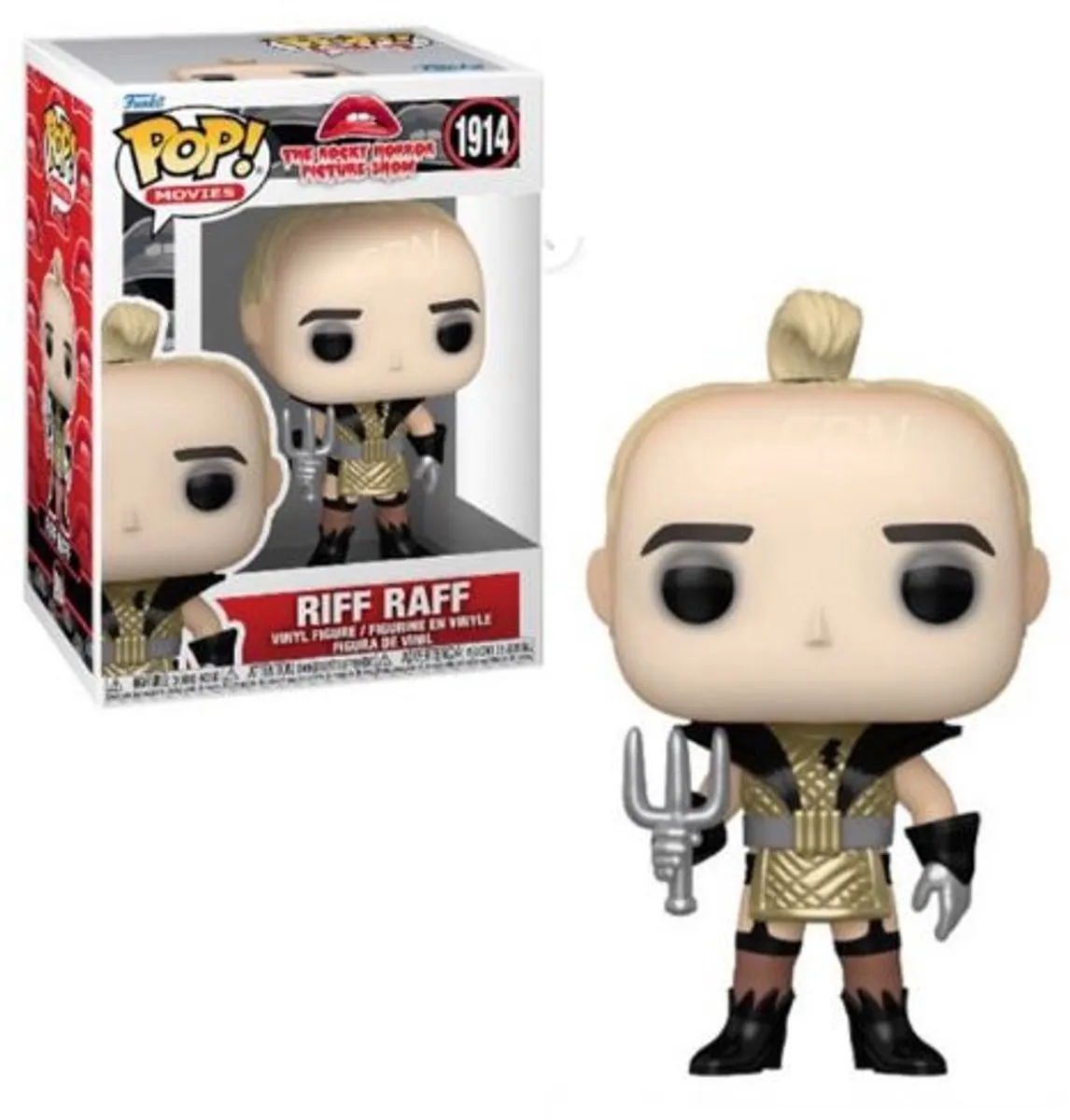 Funko Pop! Movies The Rocky Horror Picture Show Riff Raff #1914 - Multicolor