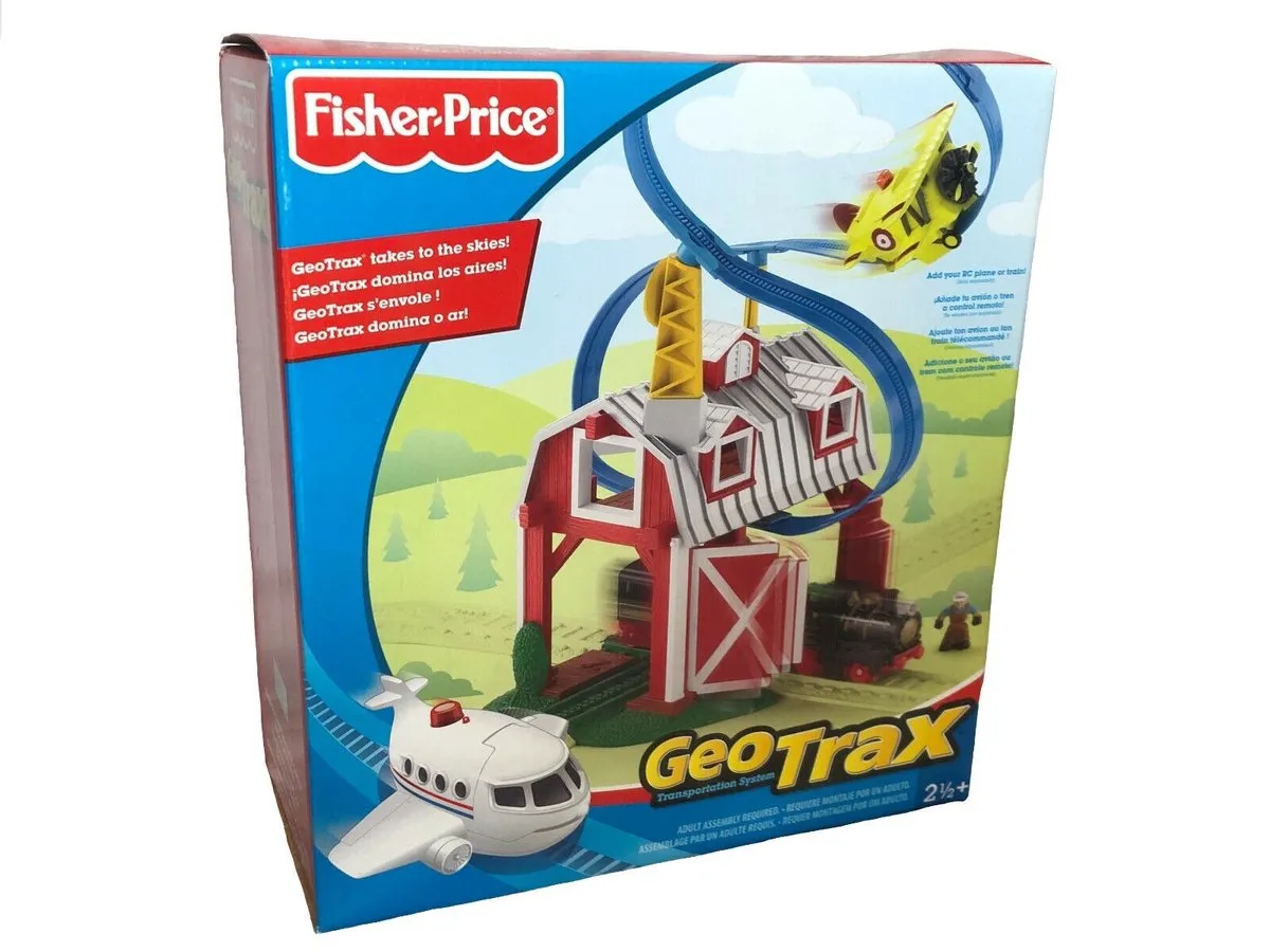 Fisher-Price GEO TRAX Blast-Through Barn