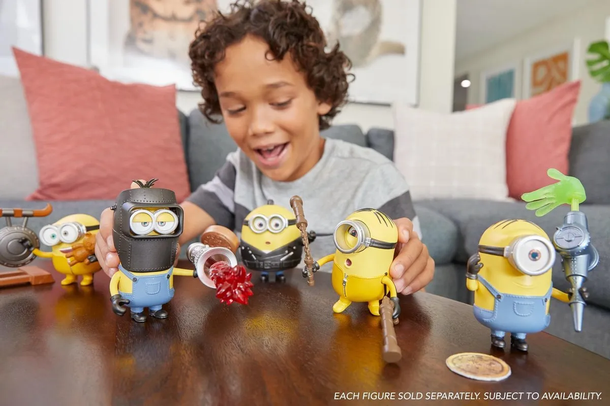 Mattel Minions Stone Tossing Otto - Meerkleurig