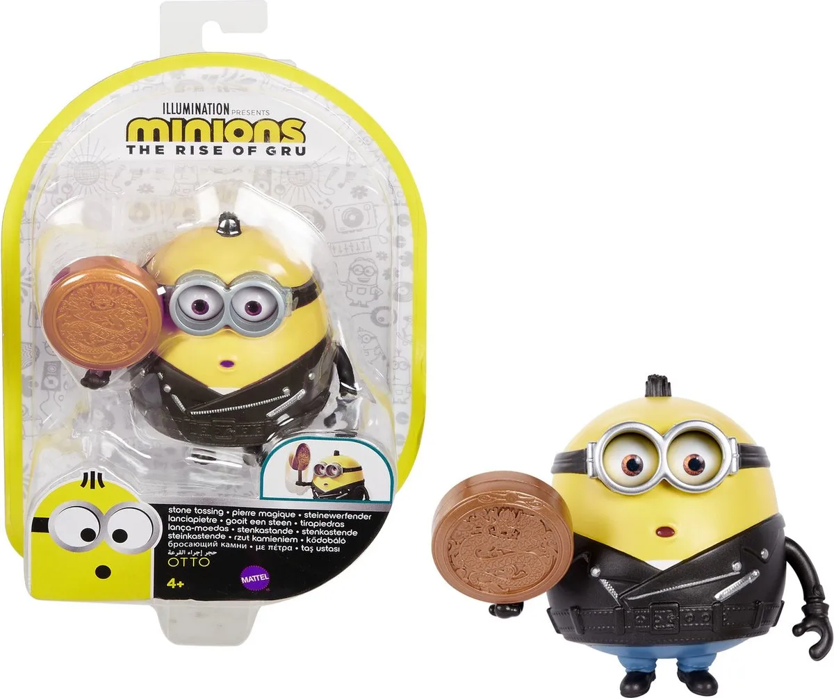 Mattel Minions Stone Tossing Otto - Meerkleurig