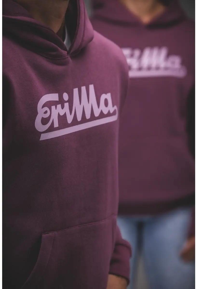 Erima Retro Hoodie Heren - Bordeaux - Maat L