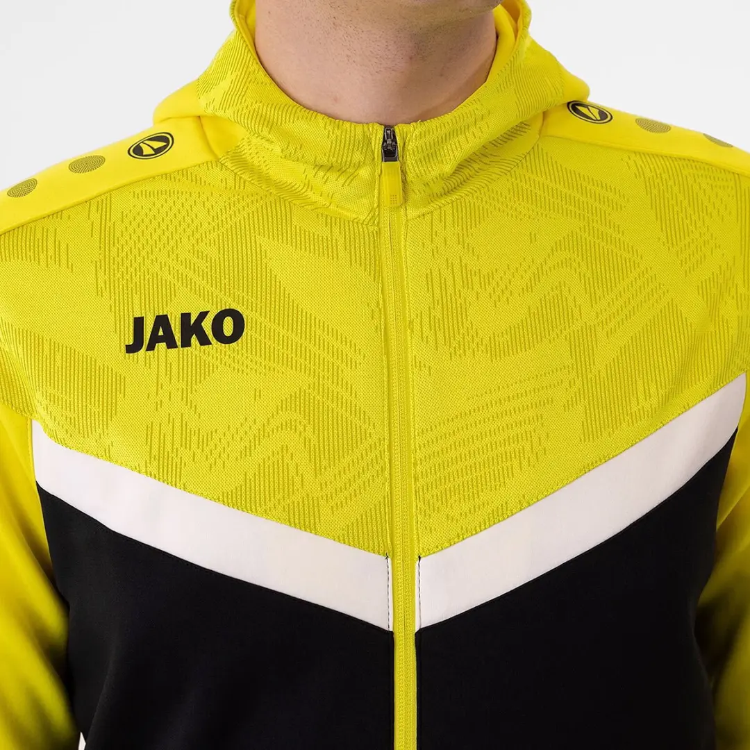 Jako Iconic Jas Met Kap Heren - Zwart S