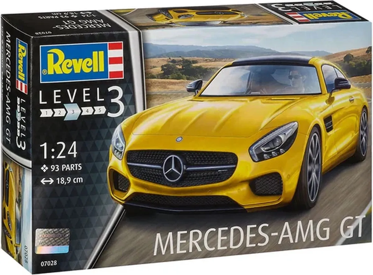Revell 07028 Mercedes-AMG GT Modelbouwpakket 1:24 - Multi