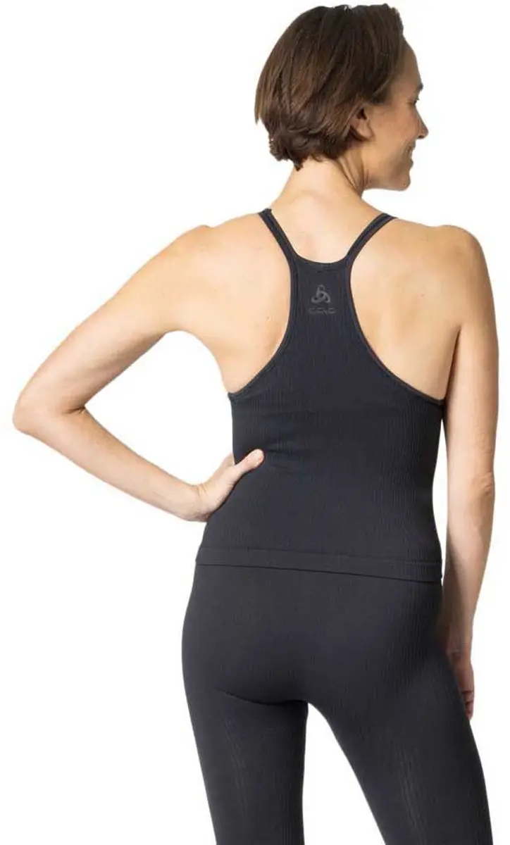 ODLO Active 365 2-in-1 Mouwloos T-shirt - Zwart L - afbeelding 2 van 6
