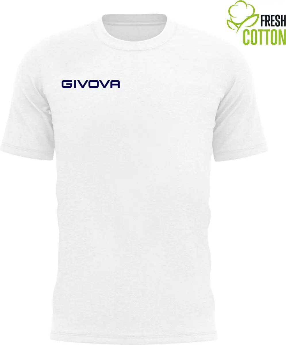 Katoenen T-shirt Givova Fris Wit Wit