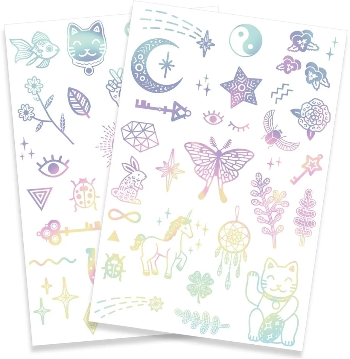 Djeco Tatoeages Geluksbrenger - Multicolore