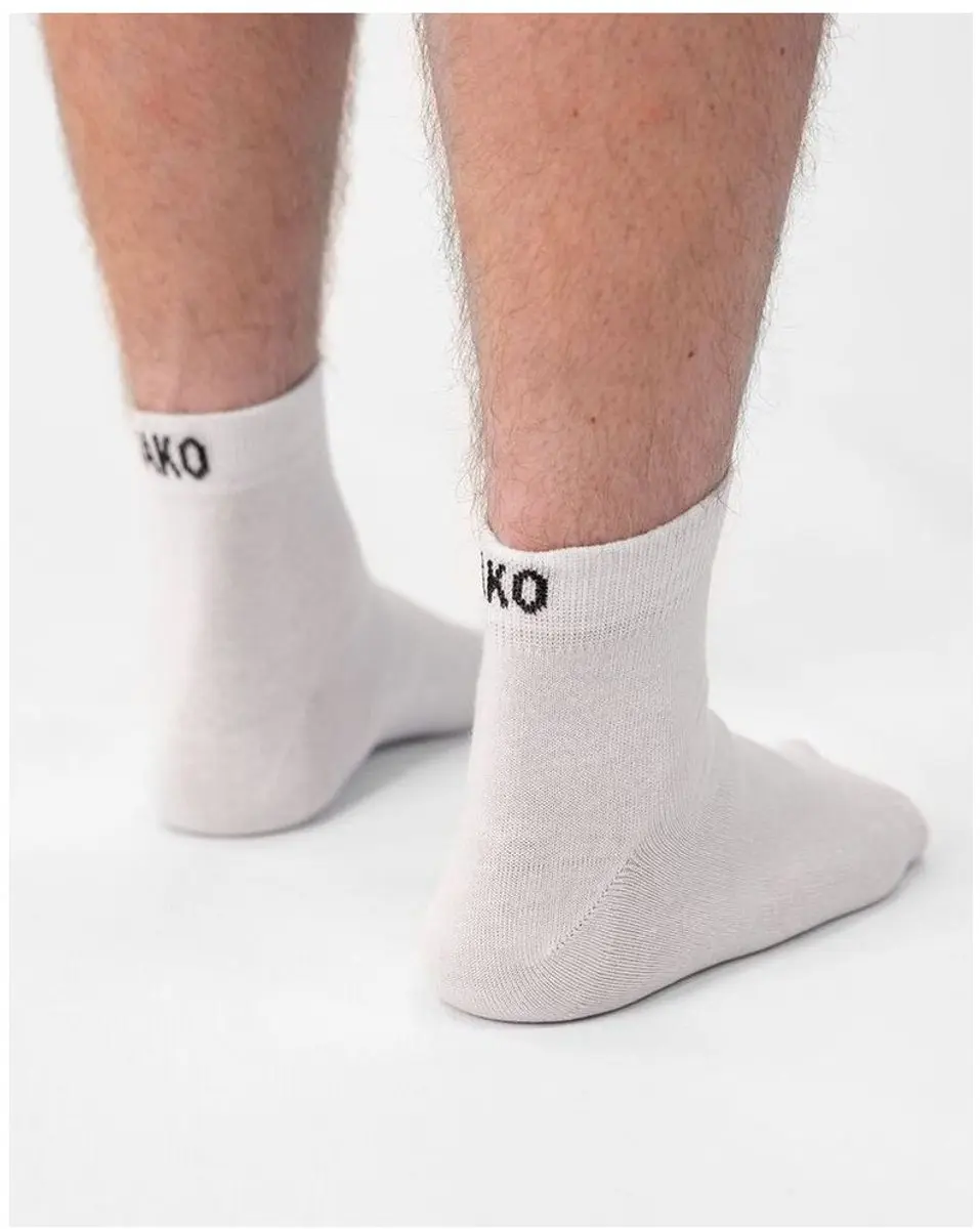Jako Korte Vrijetijdssokken 3-Pak - Wit