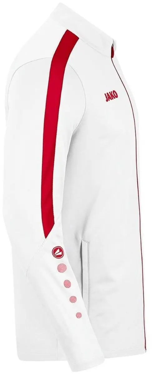 Jako Power Polyestervest Kinderen 140 - Rood/Wit
