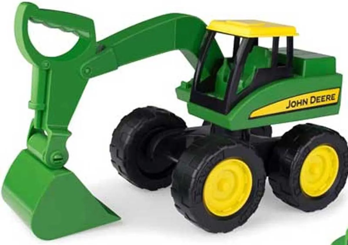 Tomy Big Scoop Graafmachine John Deere - Groen