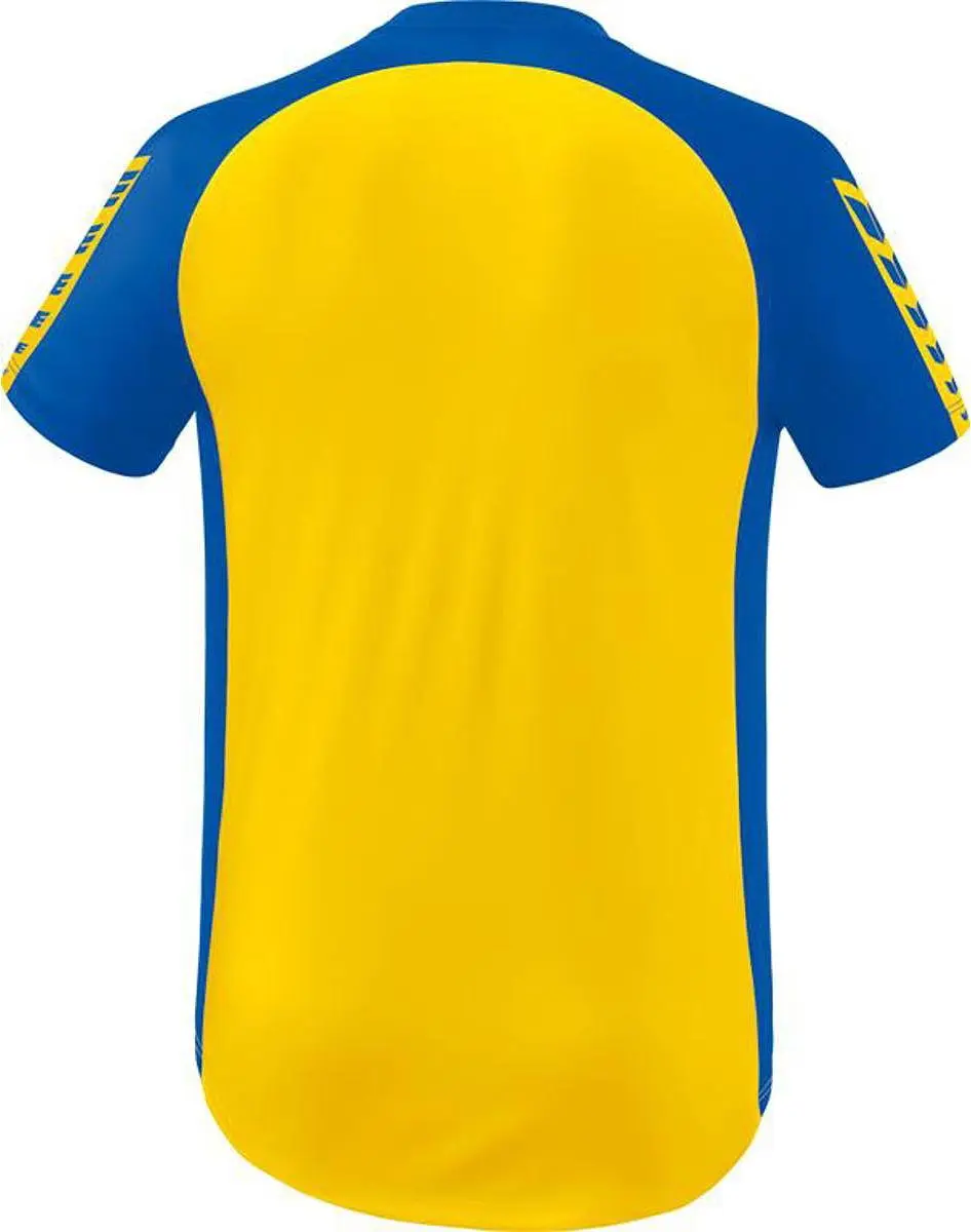 Erima Six Wings Shirt Korte Mouw Kinderen 140 - Geel