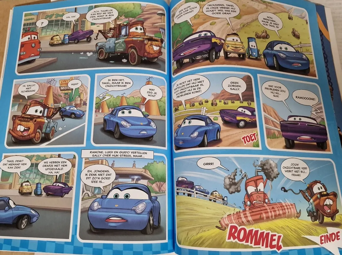 Disney Cars Finding Nemo Inside Out Ratatouille Doeboek - 50 Pagina's