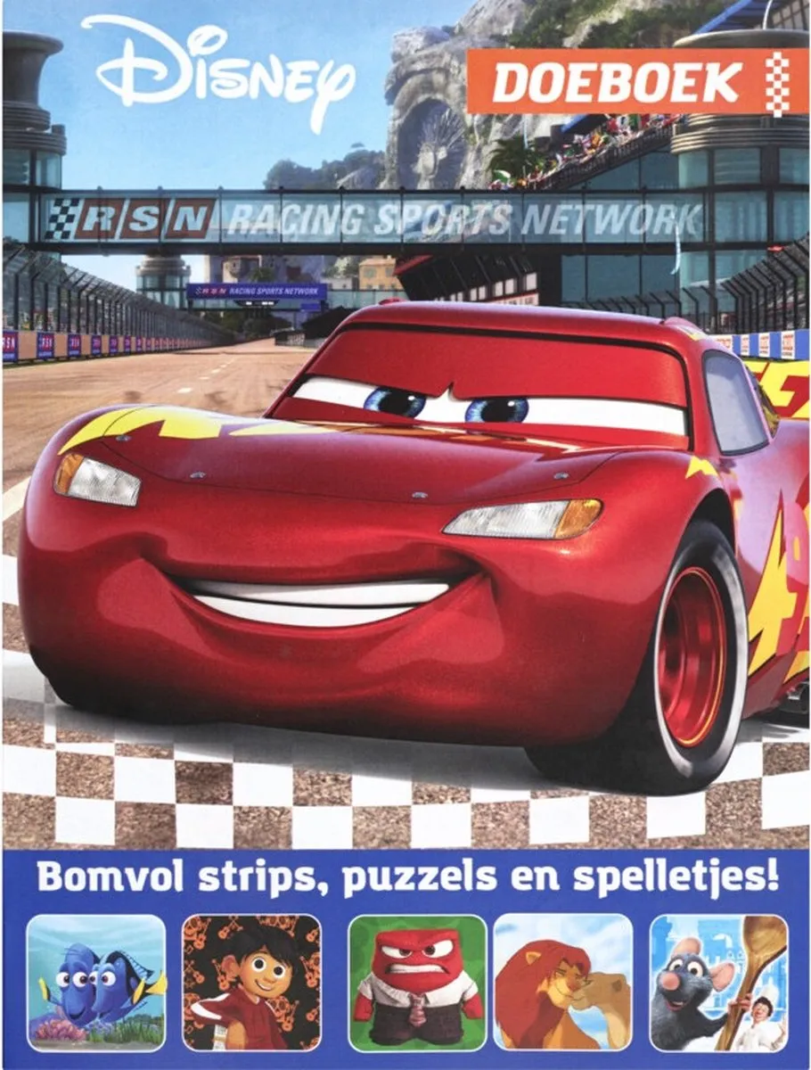 Disney Cars Finding Nemo Inside Out Ratatouille Doeboek