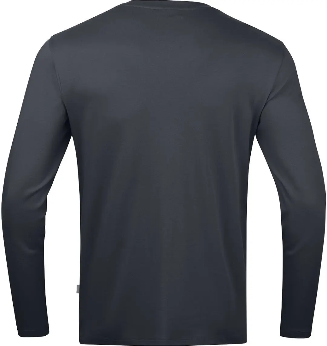 JAKO Organic T-Shirt Lange Mouwen M - Antraciet