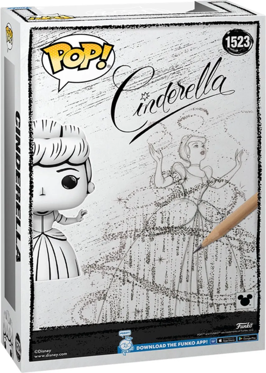 Funko Pop! Cinderella Sketched 1523 - Multicolor