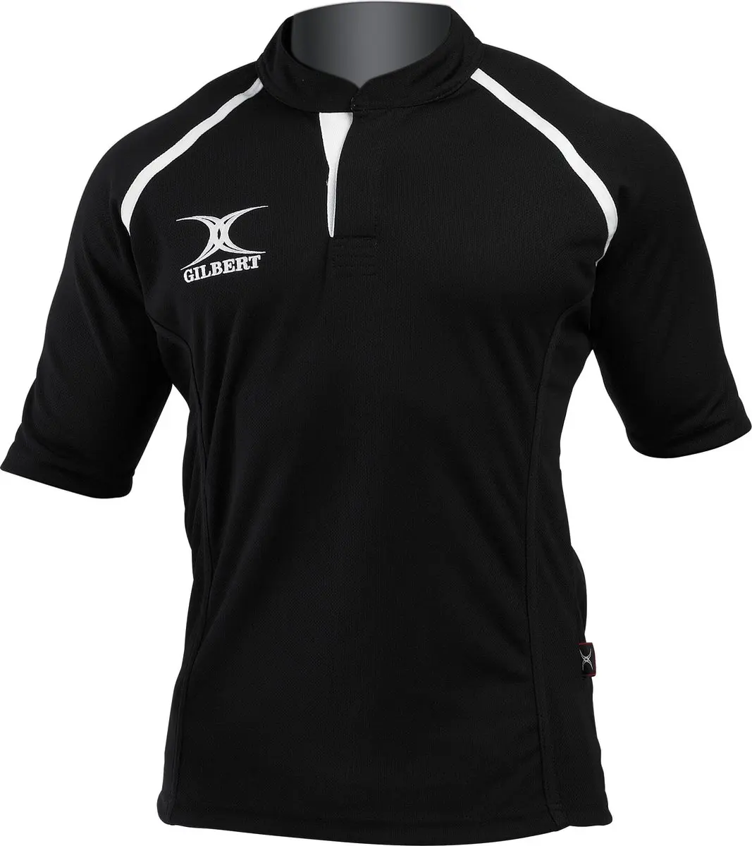 Gilbert Shirt Xact Ii Zwart 9-10