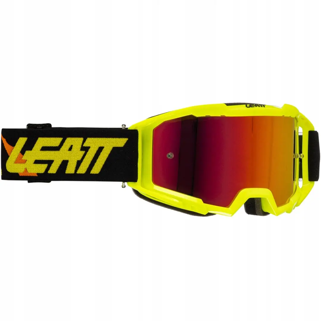Leatt Vizion 3.5 Iriz Endurobril - Limoen/Rood - afbeelding 2 van 3