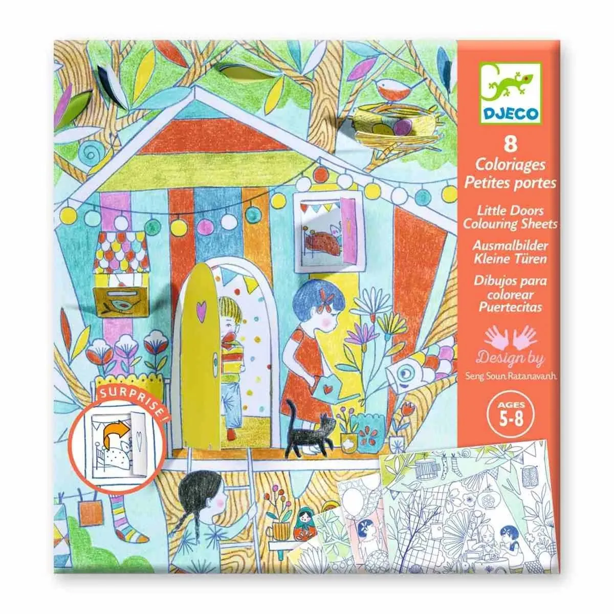 Djeco Kleurplezier Les Cabanes de Nina