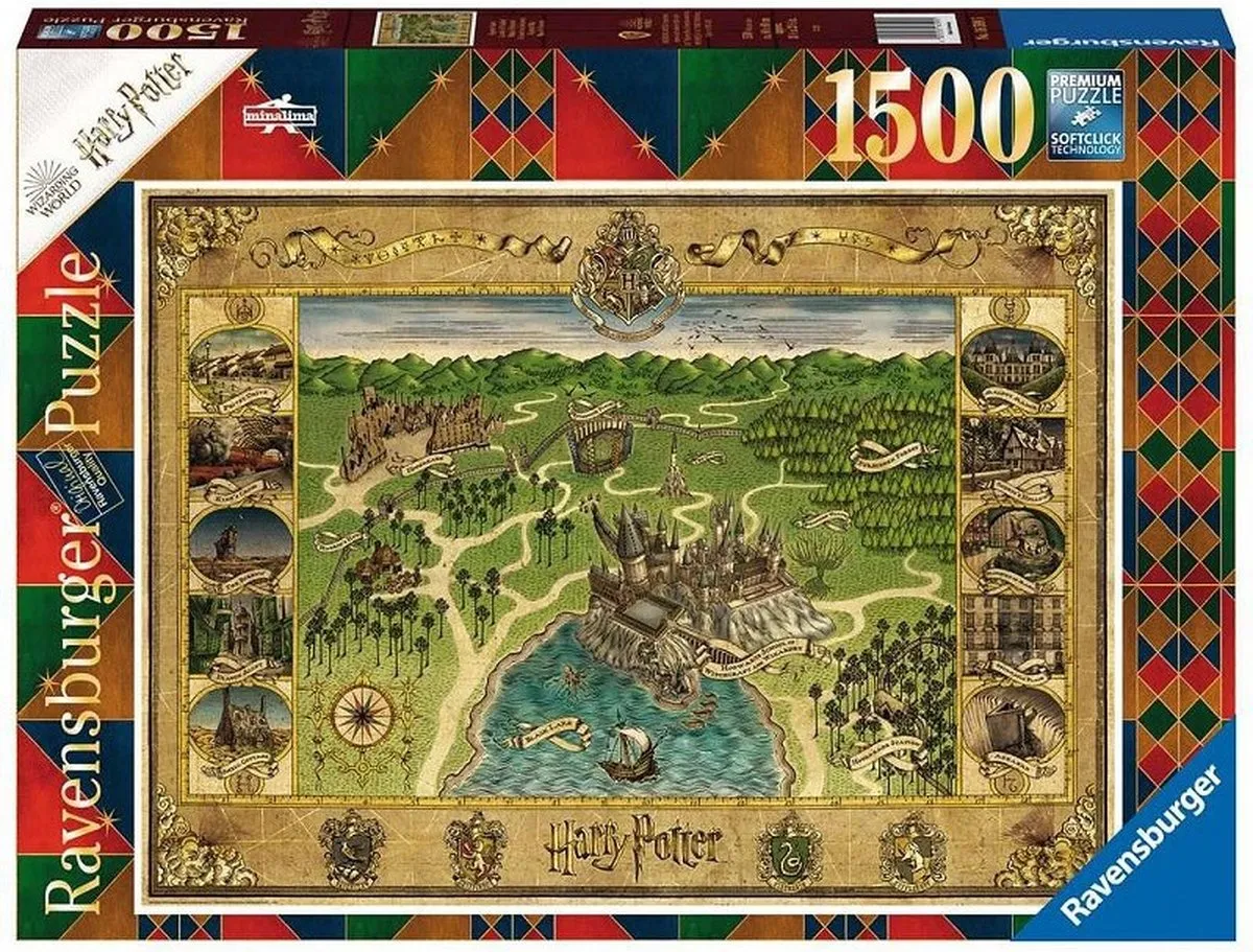 Ravensburger Harry Potter Hogwarts Map Legpuzzel 1500 Stuks