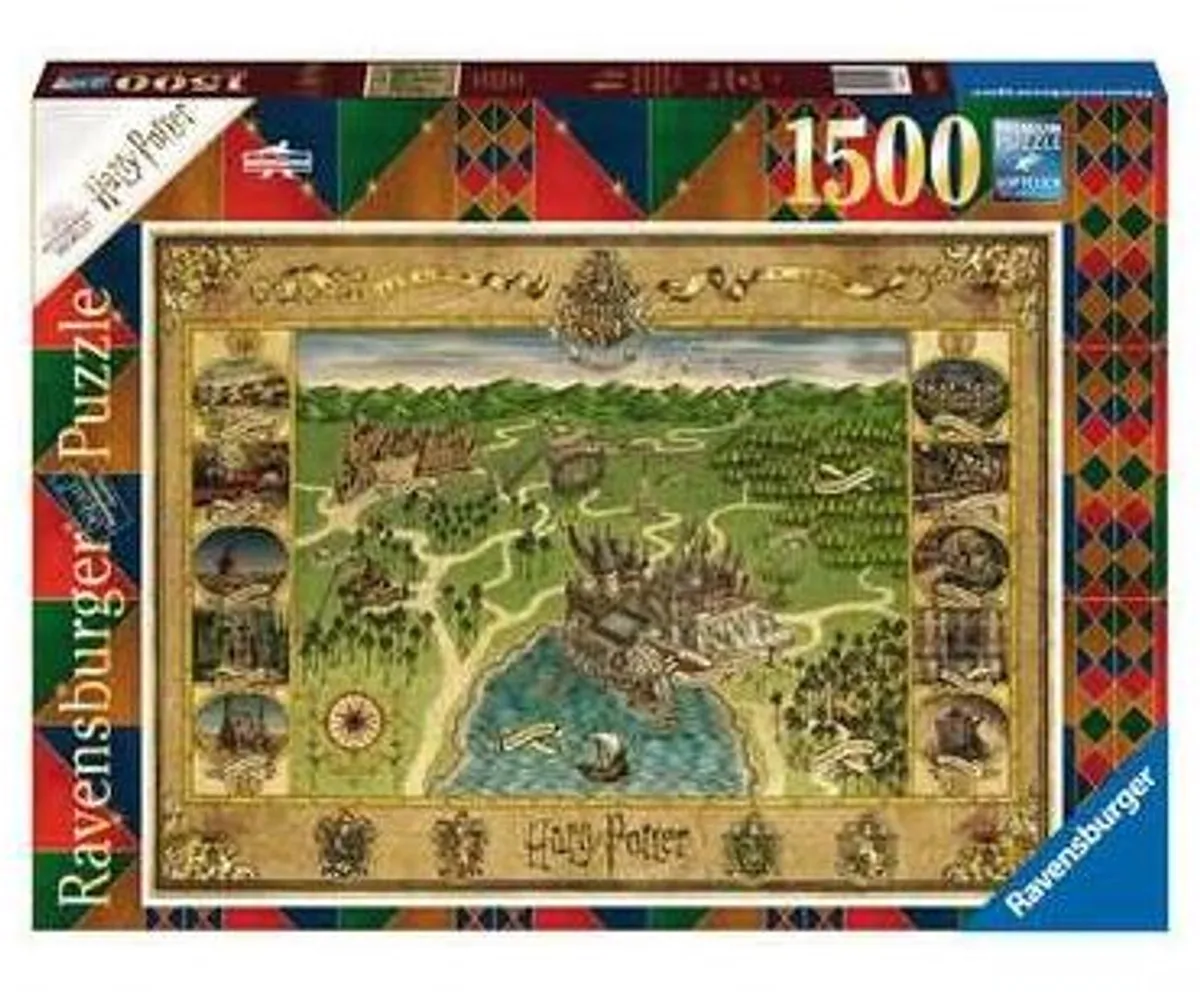 Ravensburger Harry Potter Hogwarts Map Legpuzzel 1500 Stuks