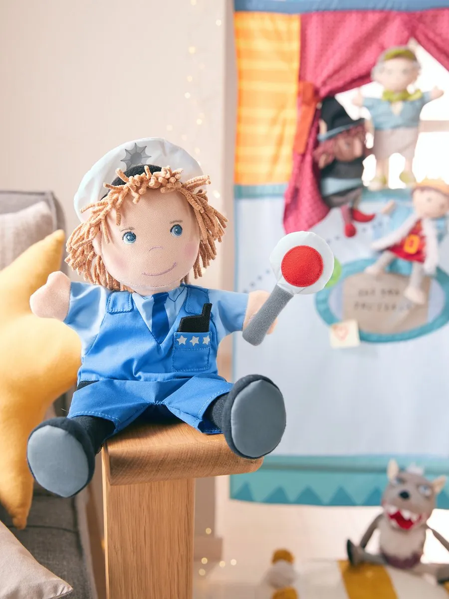 Haba Handpop Politie - Meerdere kleuren