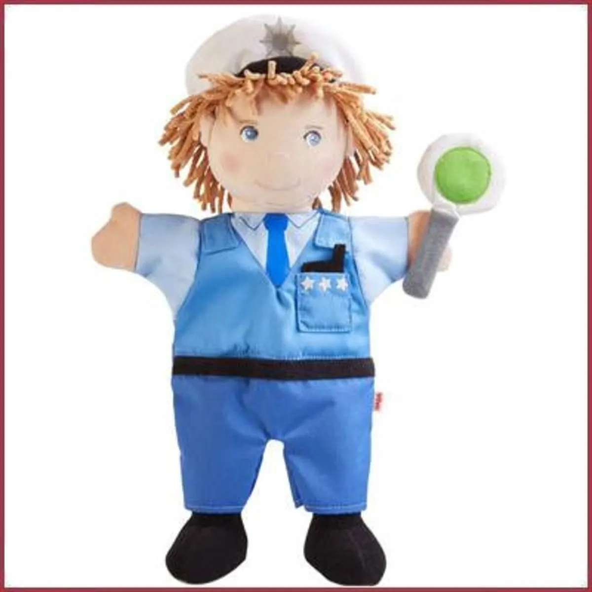Haba Handpop Politie - Meerdere kleuren